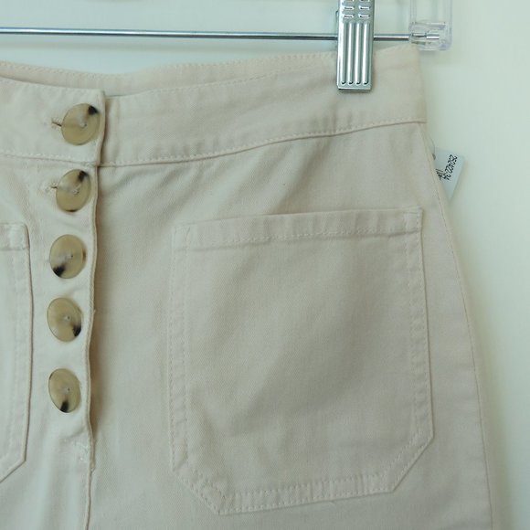 PALOMA WOOL Margherita Cream Ecru Cotton Twill Pants Size EU 34 / XS NWOT - Picture 6 of 14